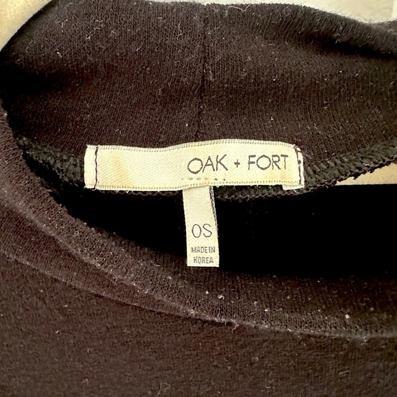 Oak + Fort Black Sweater Dress - Picture 6 of 7